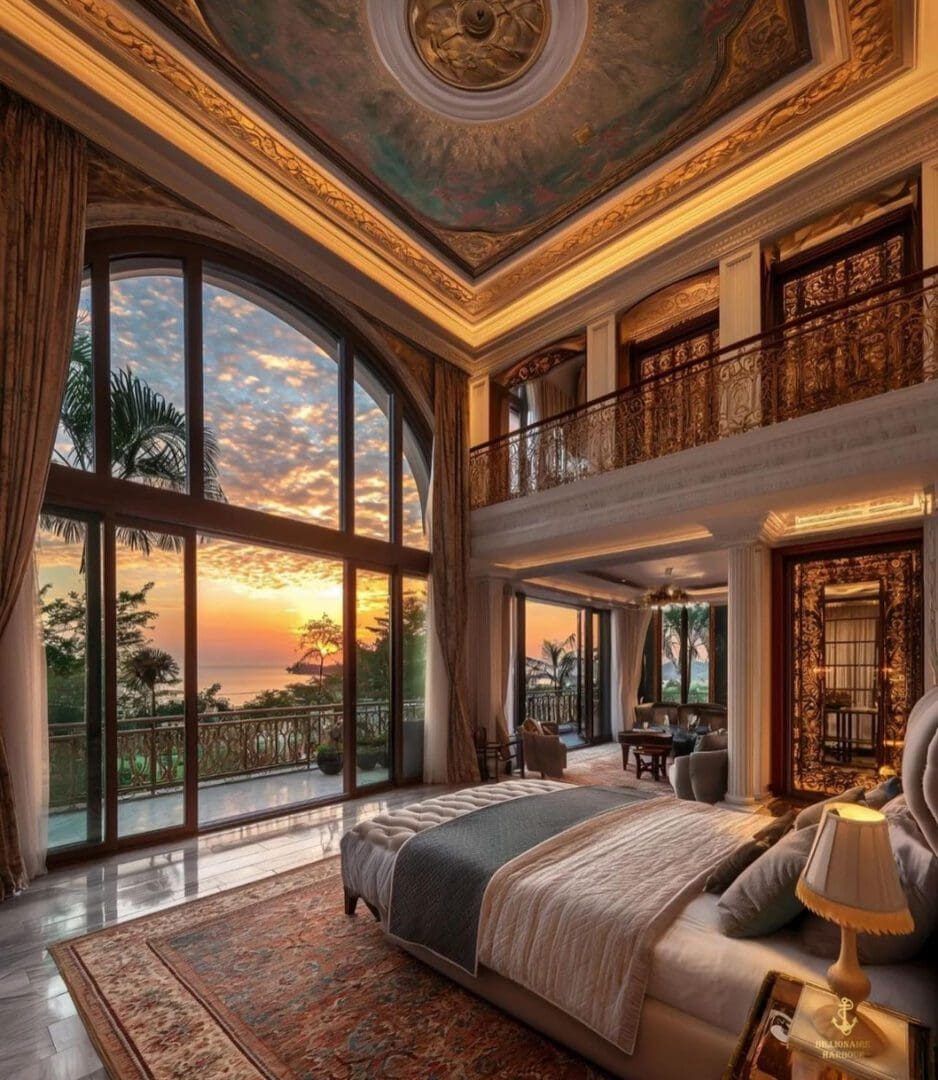 Refined bedroom suite interior design by Kenneth Bordewick — Dubai Marina