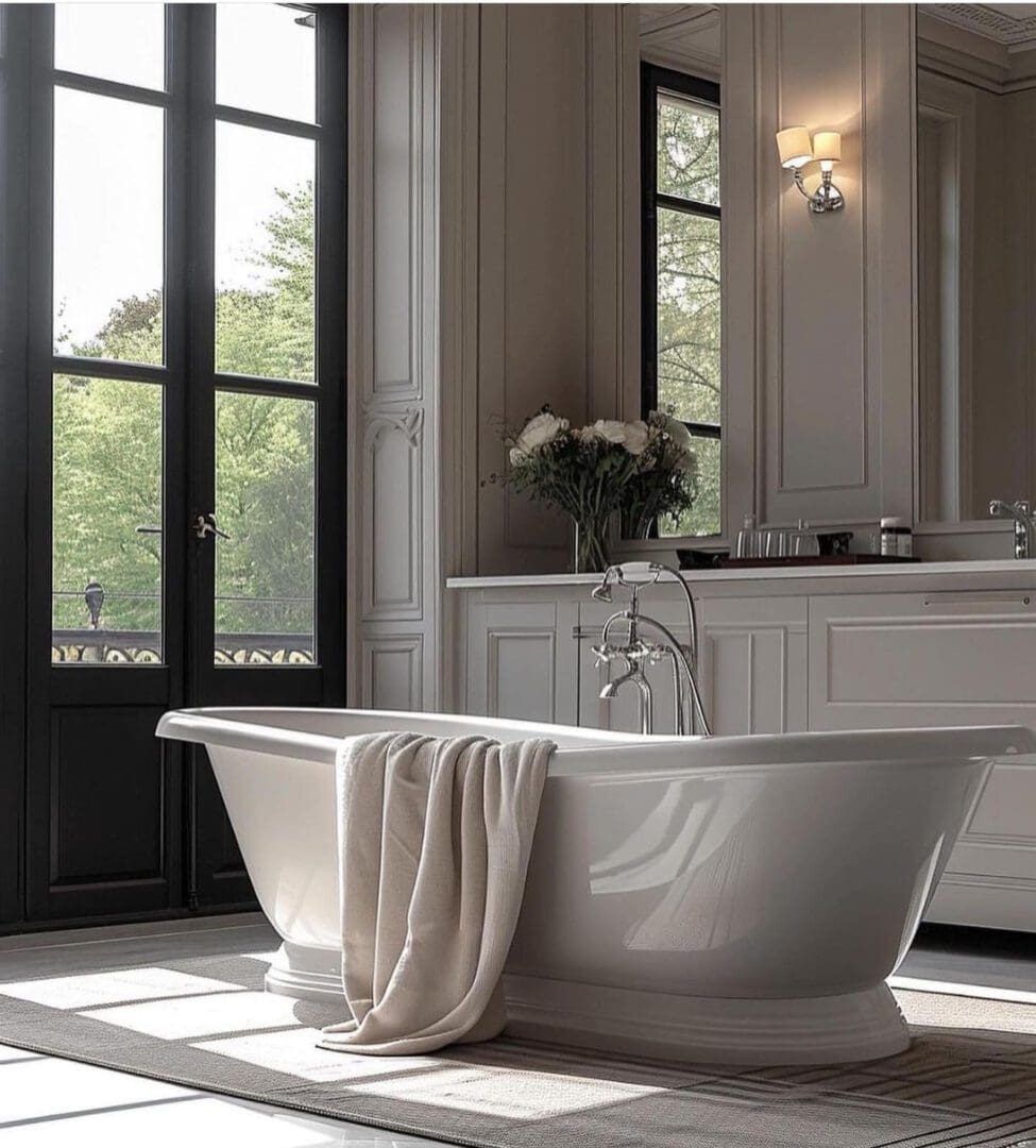 Elegant estate interior detail by Beverly Hills Luxury Interiors — Bahrain