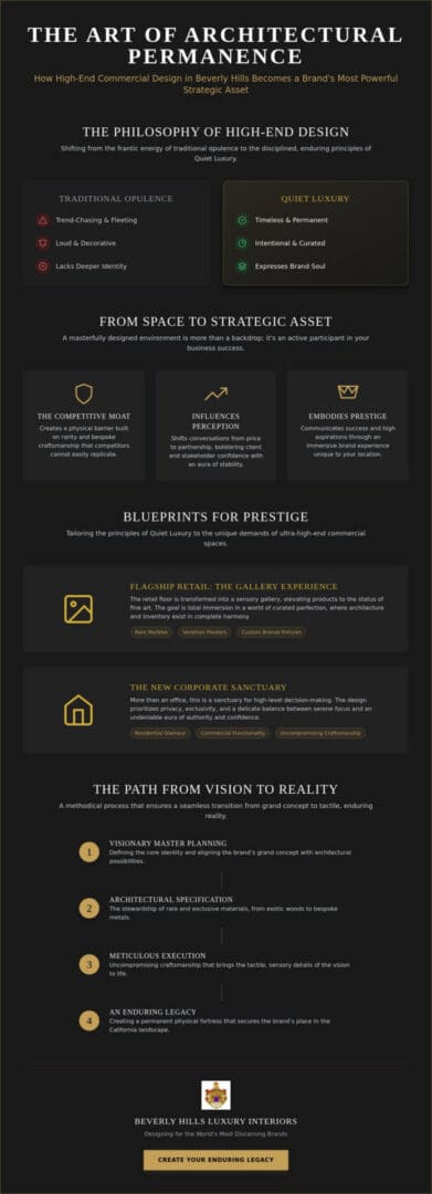 Defining the Pinnacle: High-End Commercial Interior Design in Beverly Hills