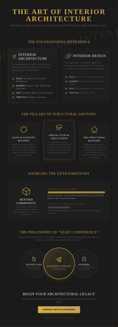 High-End Interior Architecture Los Angeles: A Reference for the Elite Estate